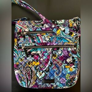 Vera Bradley x Disney. Triple zip Hipster Crossbody. NWOT